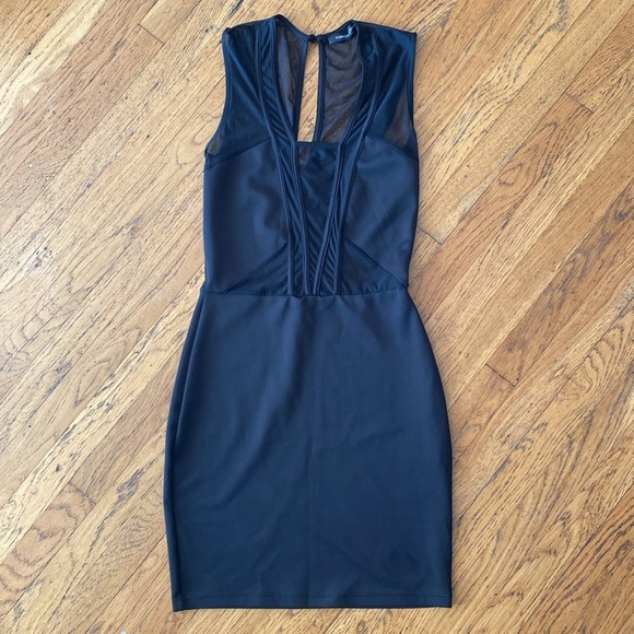 Foreign Exchange Black Mini Dress Size Small - Picture 2 of 11